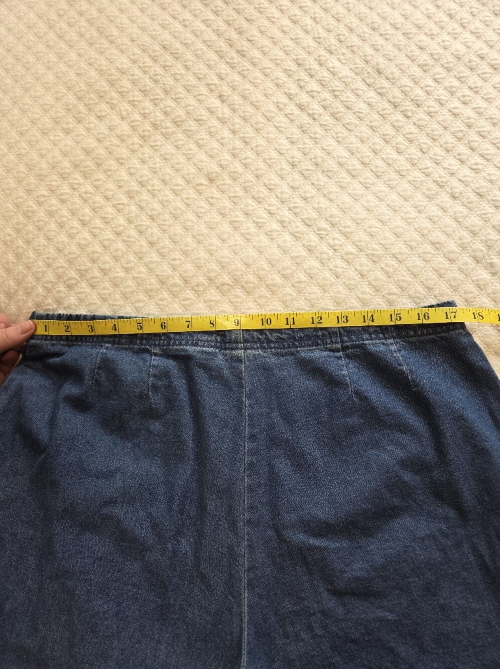 Vintage Sonoma Denim Jean Mini Skort Size 16 90s y2k mallcore - Picture 9 of 11